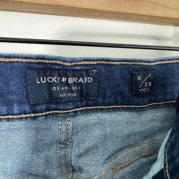 Lucky Brand Women’s Size 6 / 28 Blue Ava Mid Rise Stretch Denim Skinny Jeans - Picture 4 of 12